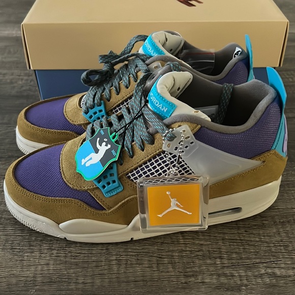Air Jordan 4 Retro SP 30th Anniversary Union Desert Moss - Size M 9 - NWT - Picture 3 of 12